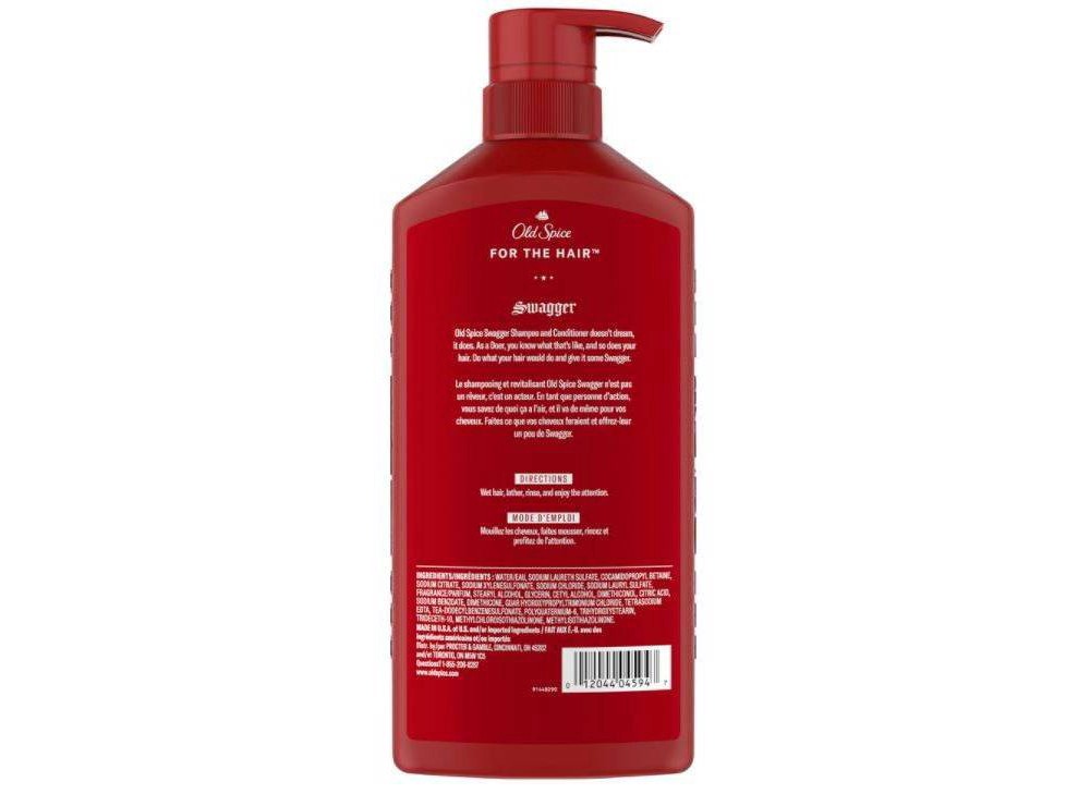 slide 2 of 8, Old Spice Swagger 2in1 Shampoo and Conditioner for Men, 22 fl oz, 21.90 fl oz