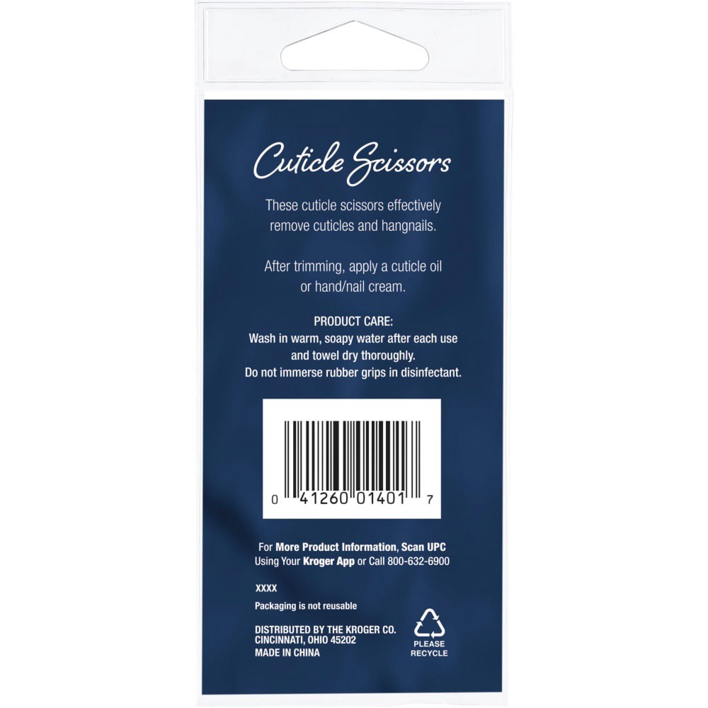 slide 2 of 2, Pretty Savvy Stainless Steel Cuticle Scissors, 1 ct