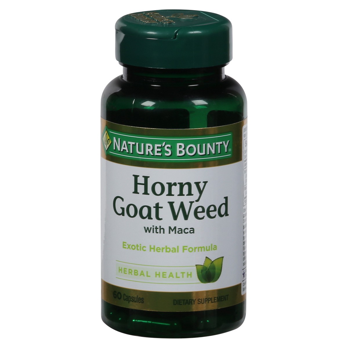 slide 1 of 9, Nature's Bounty Horny Goat Weed With Maca Capsules, 60 ct