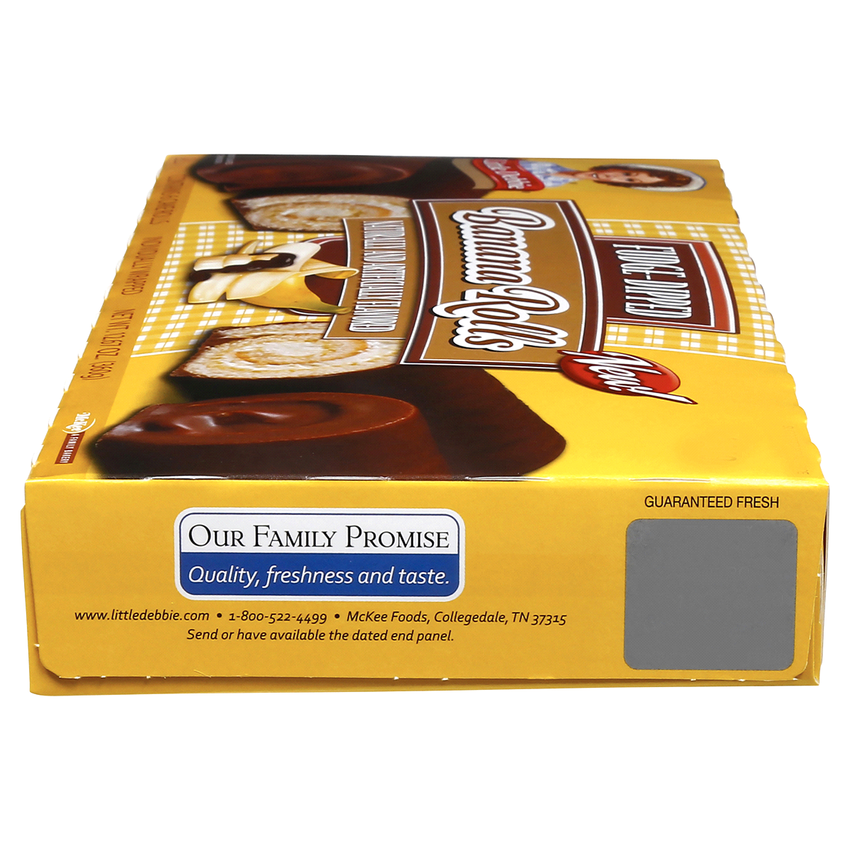 slide 3 of 7, Little Debbie Fudge-Dipped Banana Rolls, 6 ct; 12.67 oz