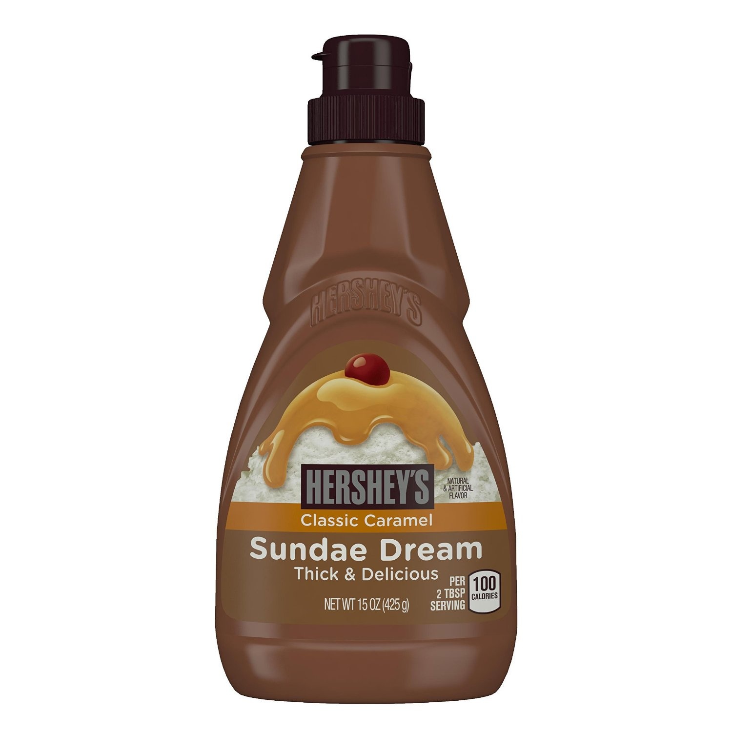 slide 1 of 1, Hershey's Thick and Delicious Classic Caramel Sundae Dream Syrup, 15 oz