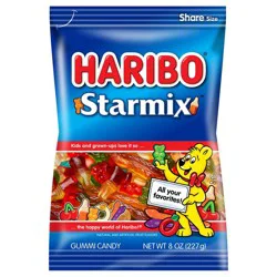 Haribo Starmix Gummi Candy Share Size 8 oz