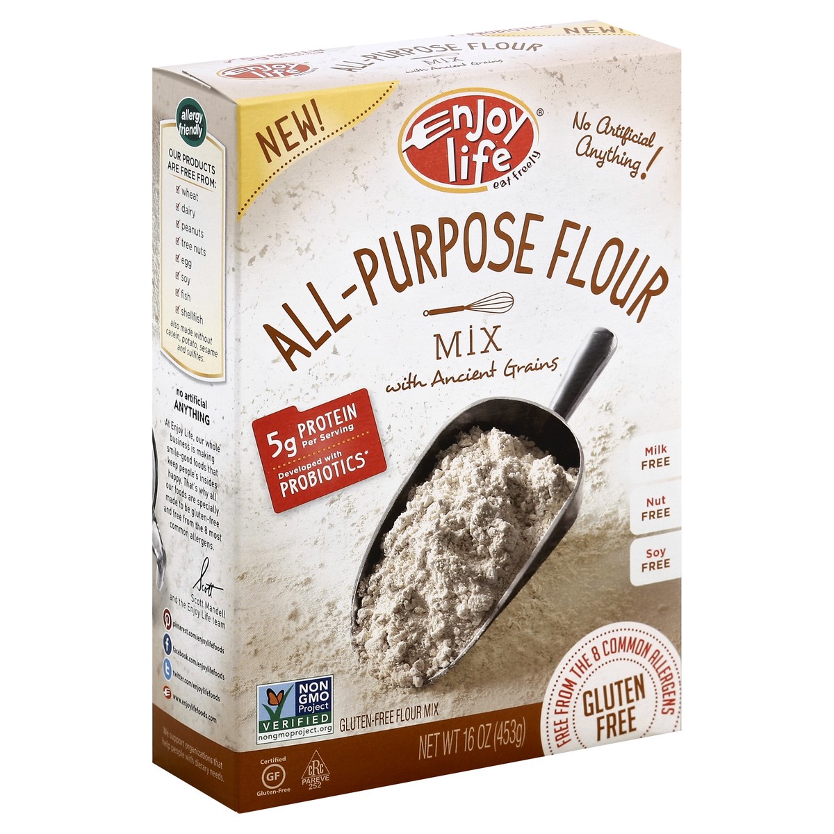 slide 3 of 5, Enjoy Life Flour Mix 16 oz, 16 oz