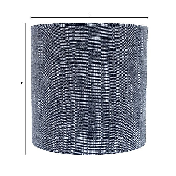 slide 2 of 2, Marmalade Owen Lamp Shade - Blue, 8 in