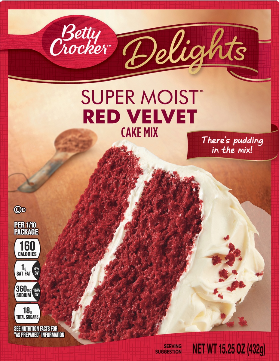 Betty Crocker Super Moist Red Velvet Cake Mix 15.25 oz | Shipt