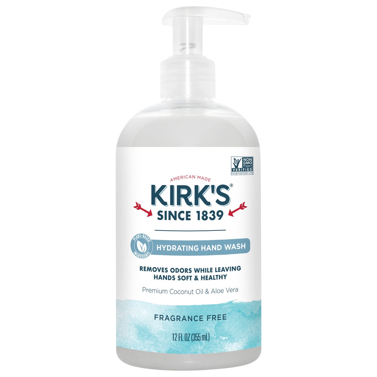 slide 1 of 13, Kirk's Fragrance Free Odor Neutralizing Hand Wash 12 fl oz, 12 fl oz