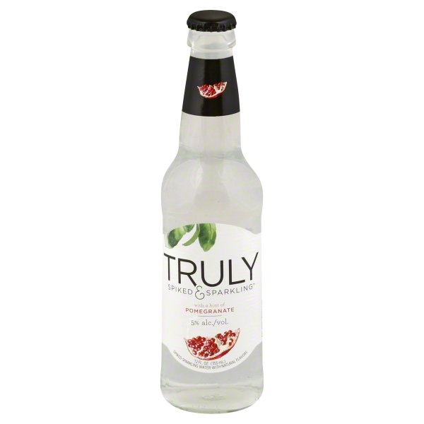 slide 1 of 1, TRULY Hard Seltzer Pomegranate, Spiked & Sparkling Water Single, 12 oz