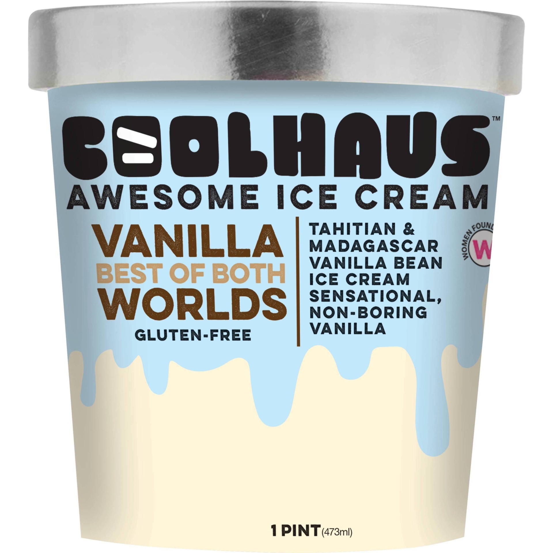 slide 1 of 2, Coolhaus Best of Both Worlds Vanilla Ice Cream, 1 pint