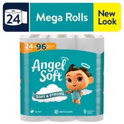 Angel Soft Toilet Paper, 24 Mega Rolls