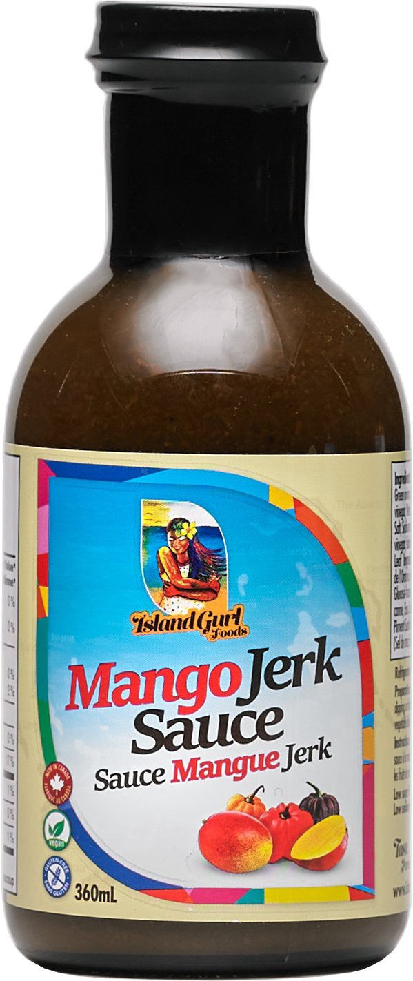 slide 1 of 1, Island Gurl Mango Jerk Sauce, 12.2 oz