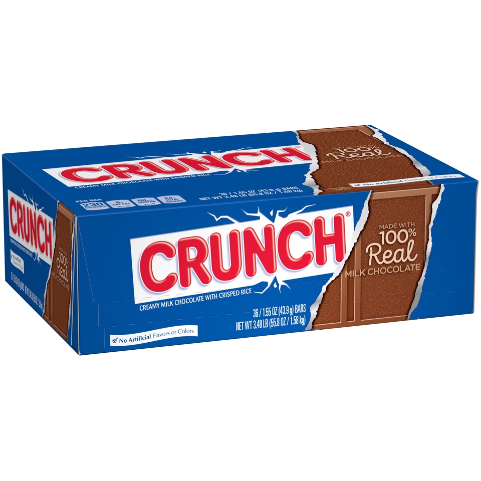 slide 2 of 8, Nestlé Crunch Bar, 36 ct; 1.55 oz