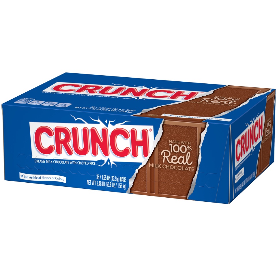 slide 3 of 8, Nestlé Crunch Bar, 36 ct; 1.55 oz