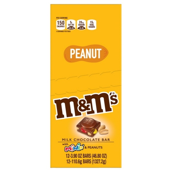 slide 1 of 1, M&M Peanut Tablet 3.9 oz., 3.9 oz