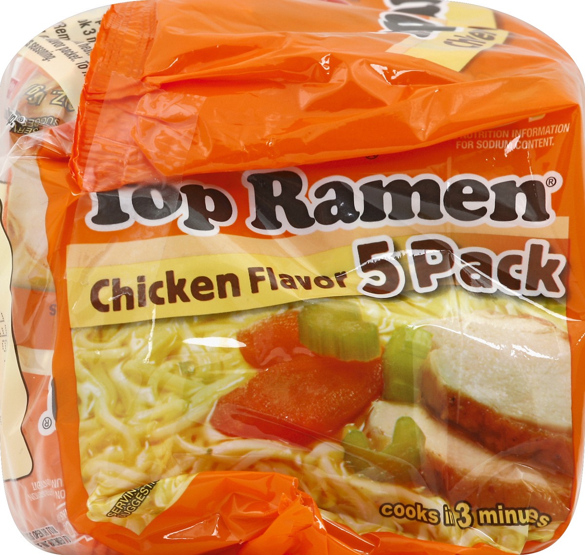 slide 3 of 5, Nissin Soup, Ramen Noodle, Chicken Flavor, 5 Pack, 5 ct