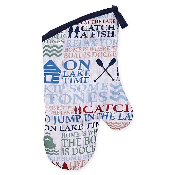 slide 1 of 2, Avanti Lake Words Oven Mitt, 1 ct