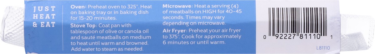slide 10 of 12, Amylu Foods Sea Salt & Cracked Black Pepper Chicken Meatballs 10 oz, 10 oz
