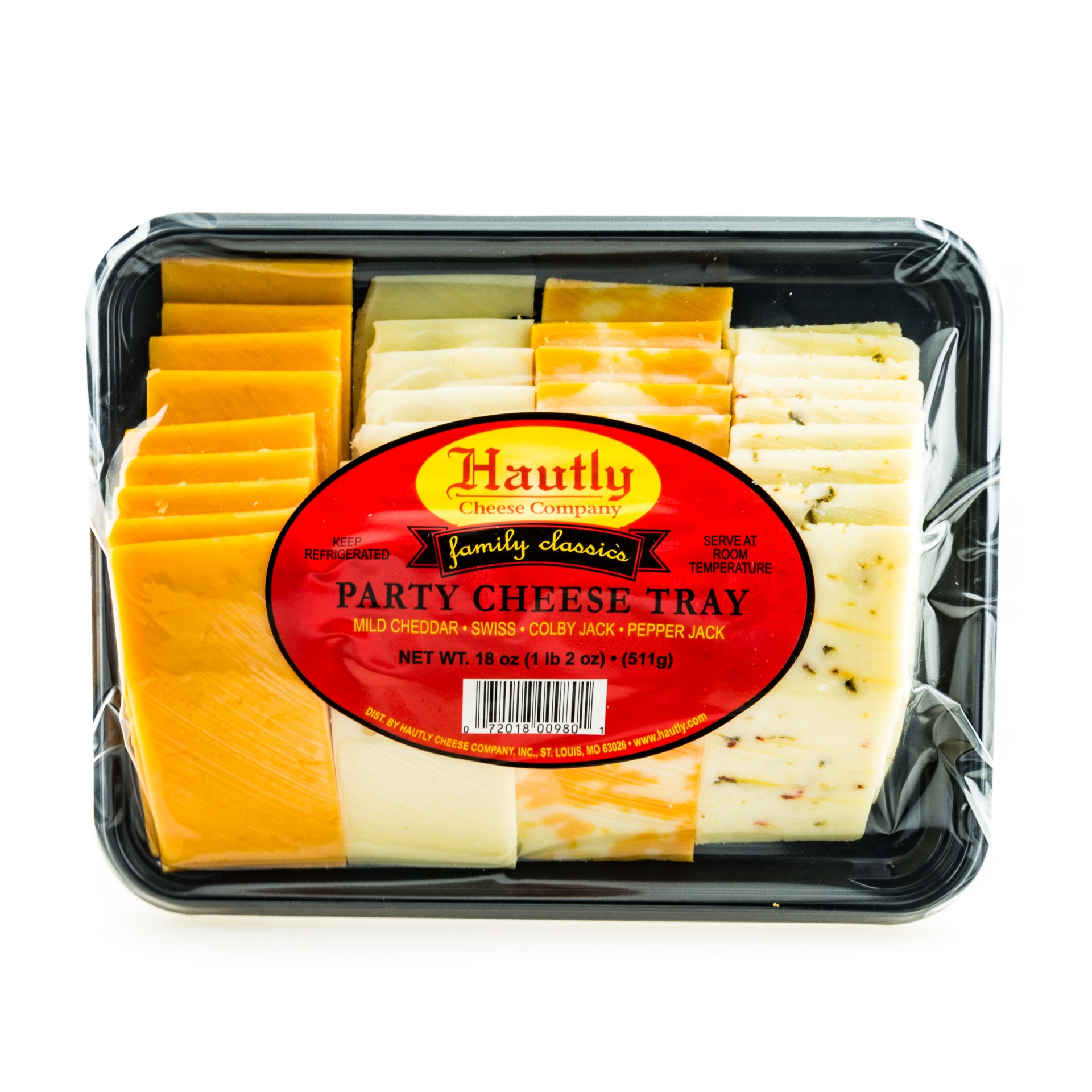 slide 1 of 1, Hautly Family Classics Party Cheese Tray, 18 oz