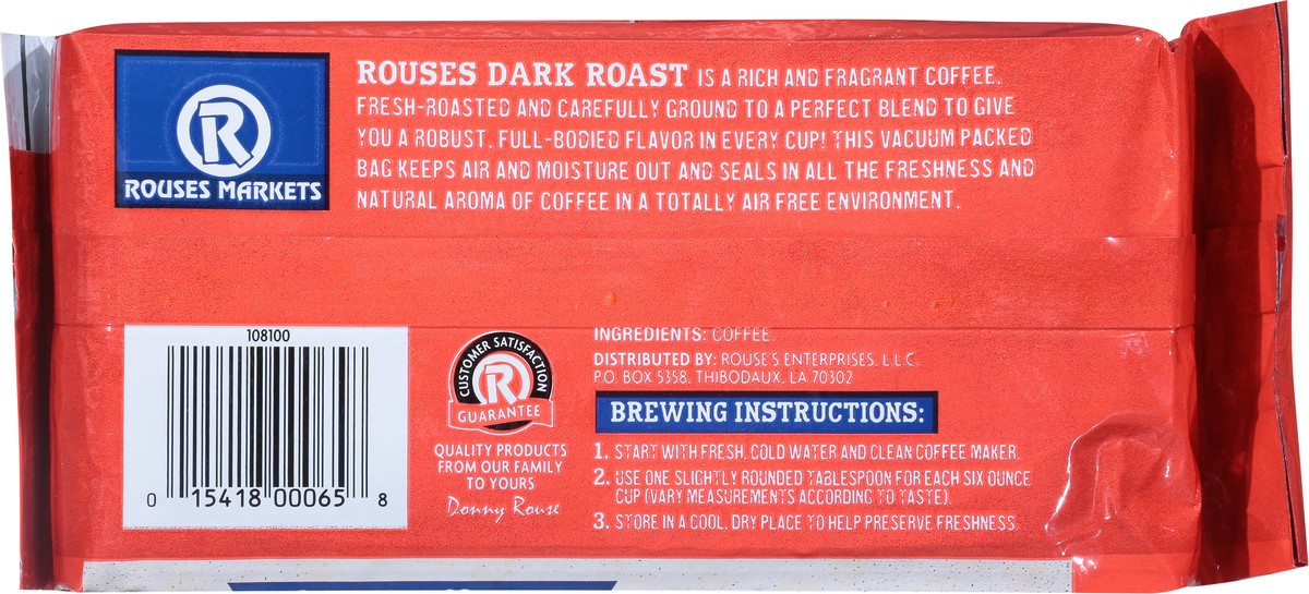 slide 7 of 12, Rouse Dark Roast Coffee - 13 oz, 13 oz