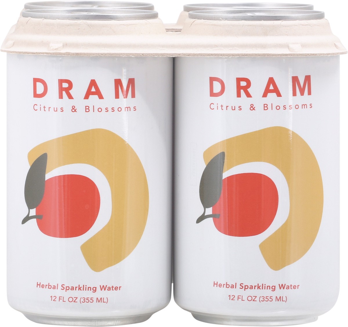 slide 3 of 13, Dram Apothecary Citrus & Blossoms Herbal Sparkling Water - 4 ct, 4 ct