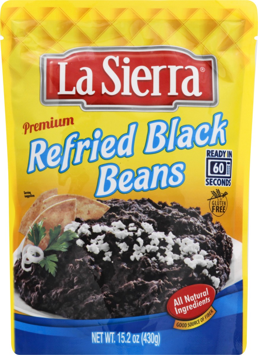 slide 12 of 13, La Sierra Beans Black Refried, 15.2 oz