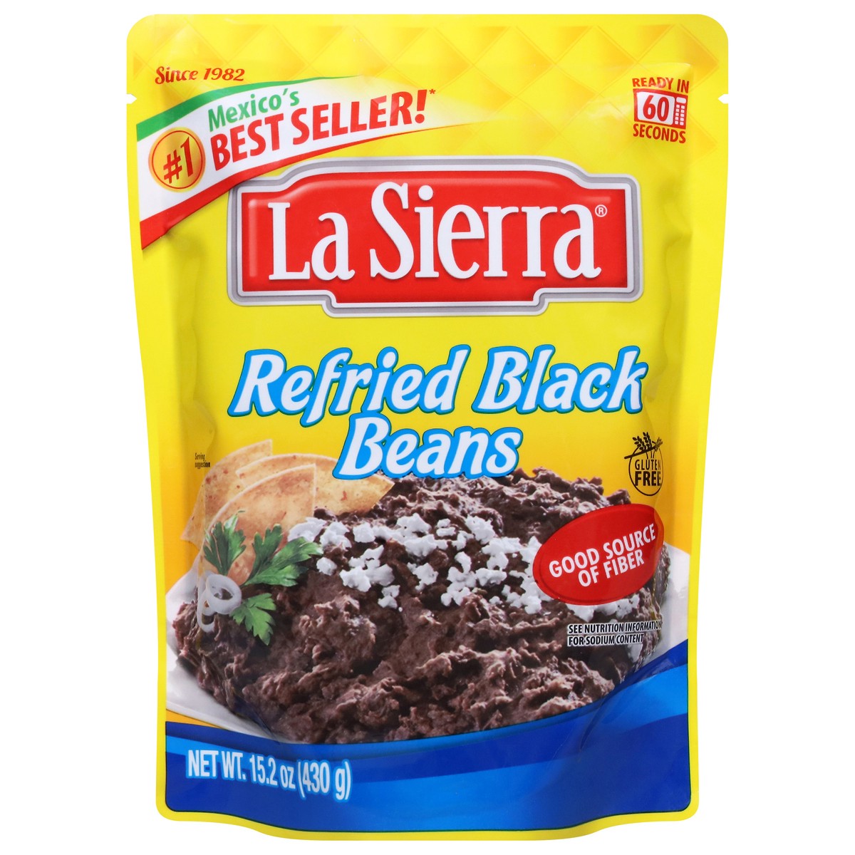 slide 1 of 13, La Sierra Refried Black Beans 15.2 oz, 15.2 oz