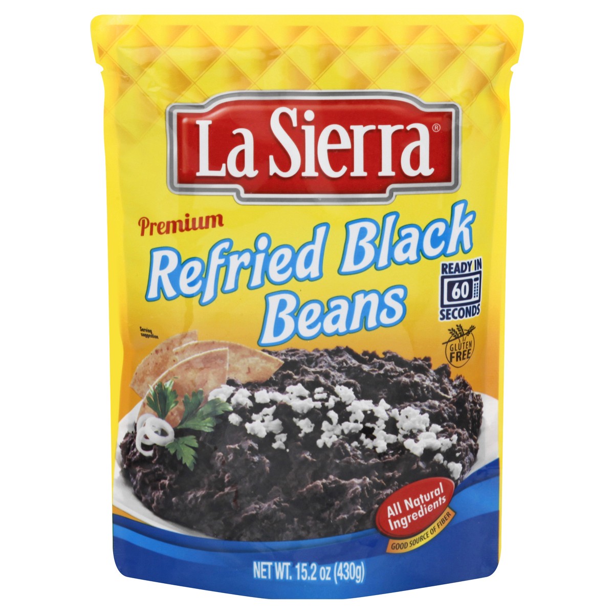 slide 5 of 13, La Sierra Beans Black Refried, 15.2 oz