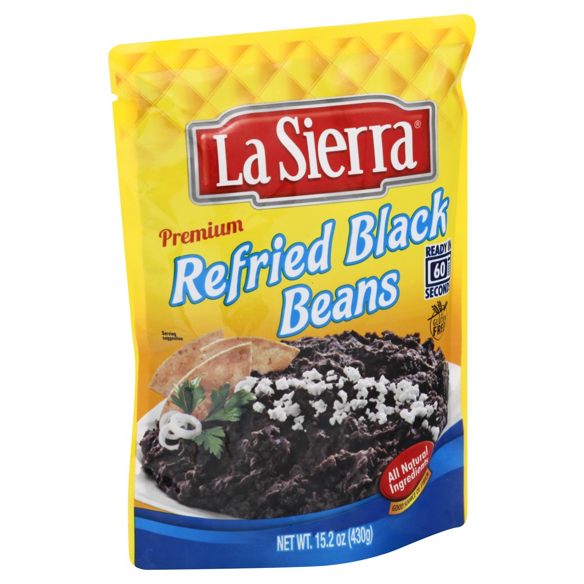 slide 9 of 13, La Sierra Beans Black Refried, 15.2 oz