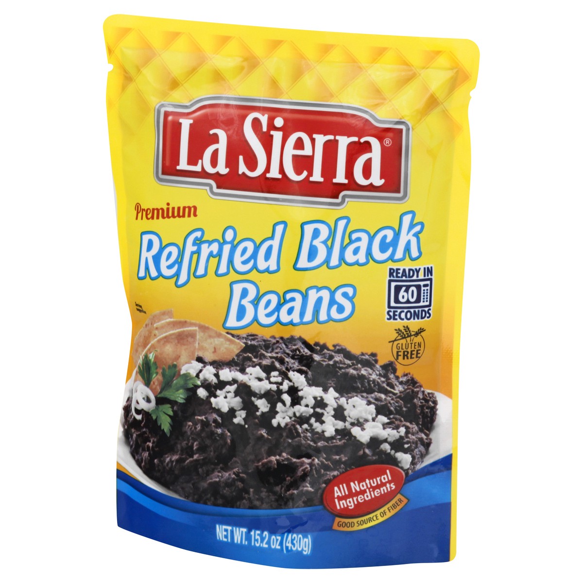 slide 10 of 13, La Sierra Beans Black Refried, 15.2 oz