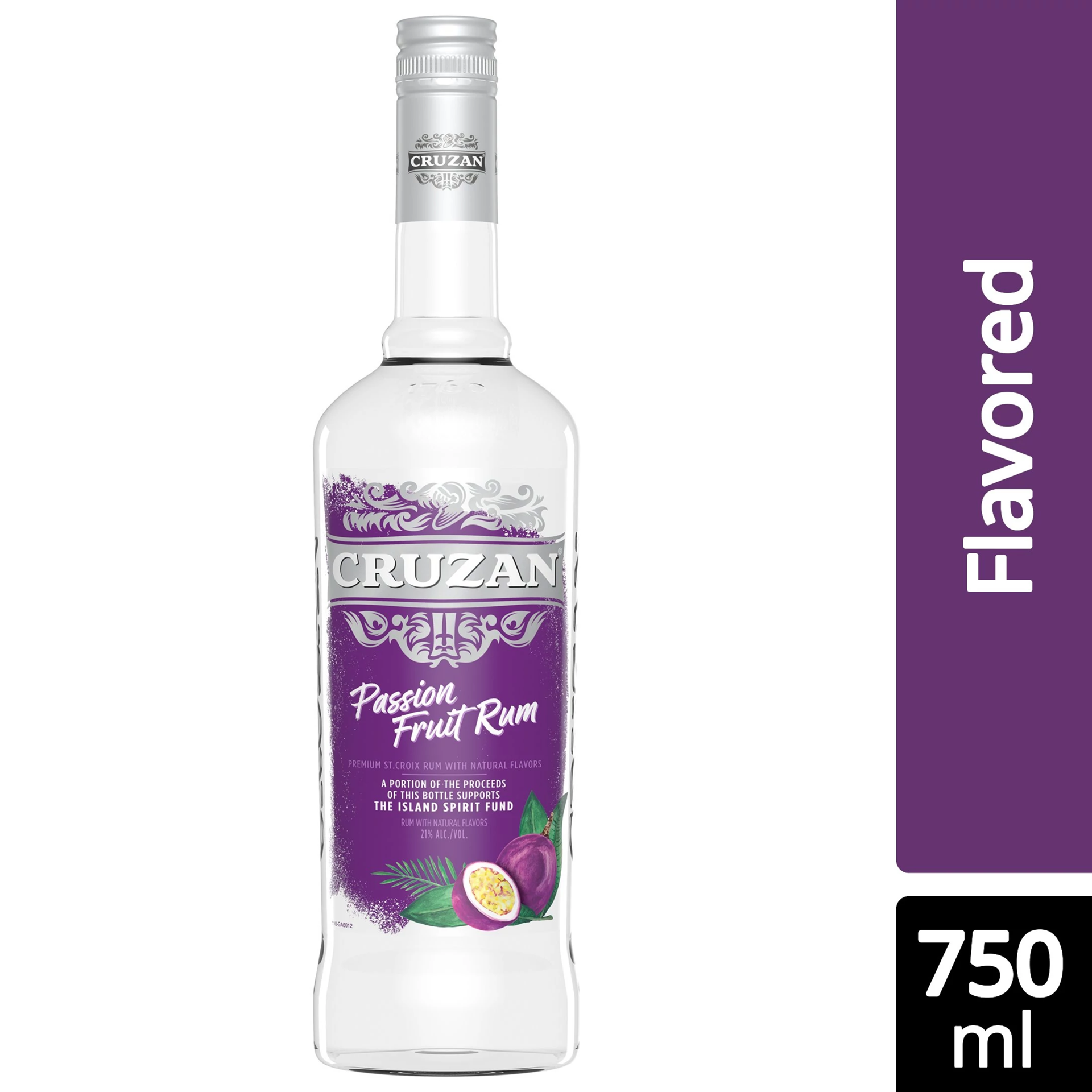 slide 1 of 2, Cruzan Passion Fruit Flavored Rum 750 ml, 750 ml