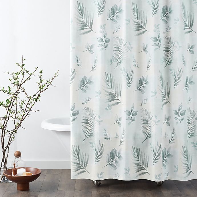 slide 3 of 4, Croscill Rothbury Shower Curtain - Sage Green, 72 in x 72 in