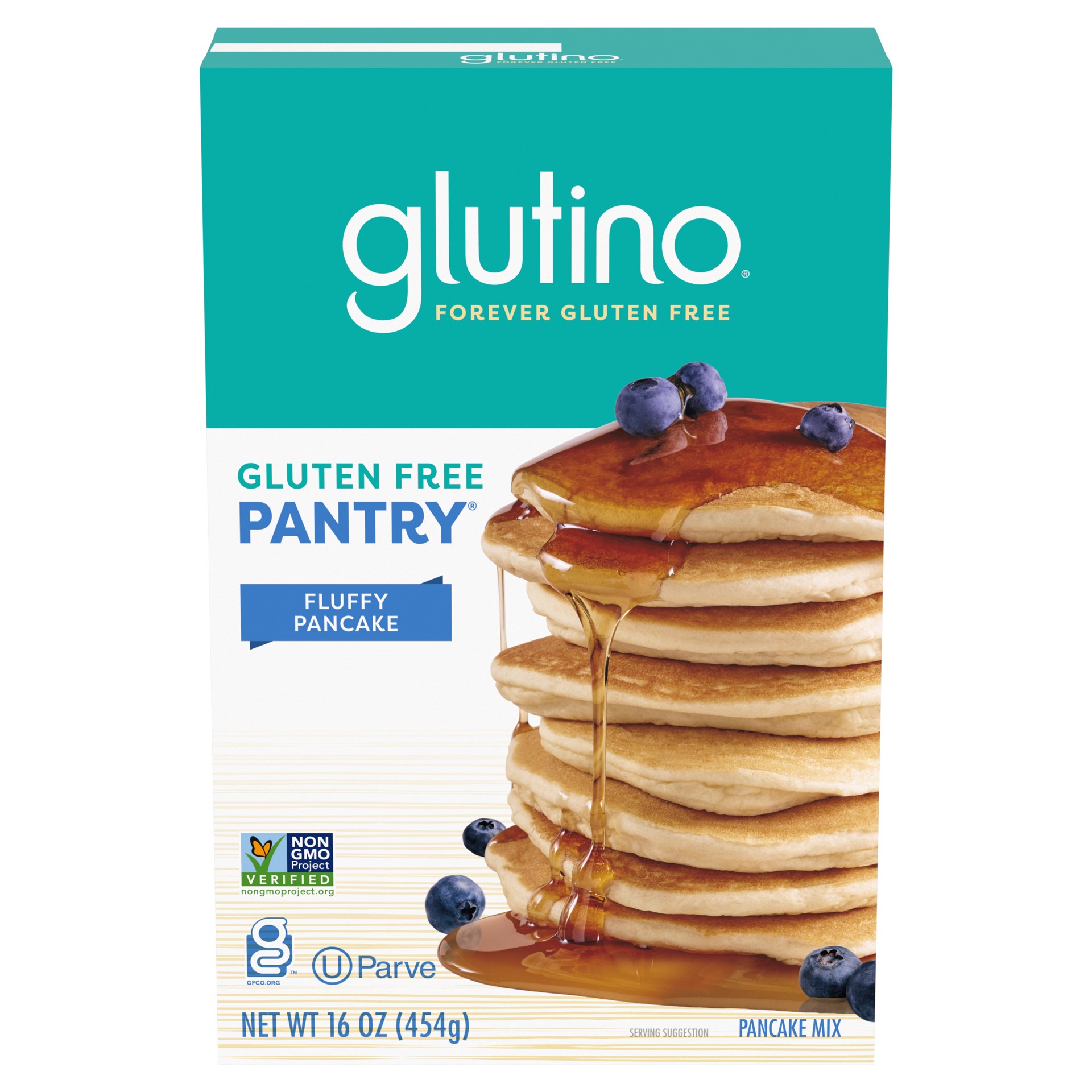 slide 1 of 5, Glutino Pantry Gluten Free Fluffy Pancake Mix 16 oz, 16 oz