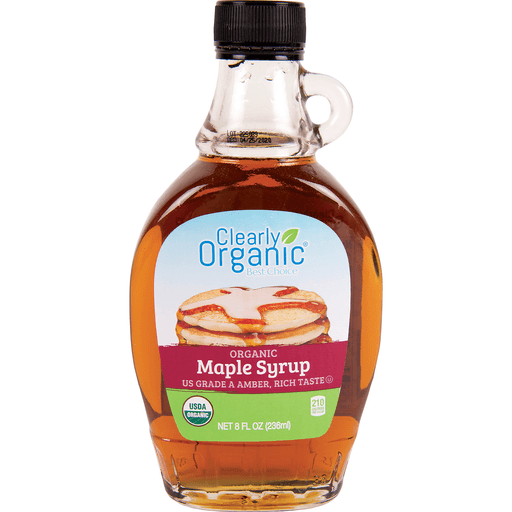 slide 1 of 1, Clearly Organic Maple Syrup, 8 oz