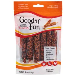 Good 'n' Fun Blasts Triple Flavor Snack for All Dogs 4 oz