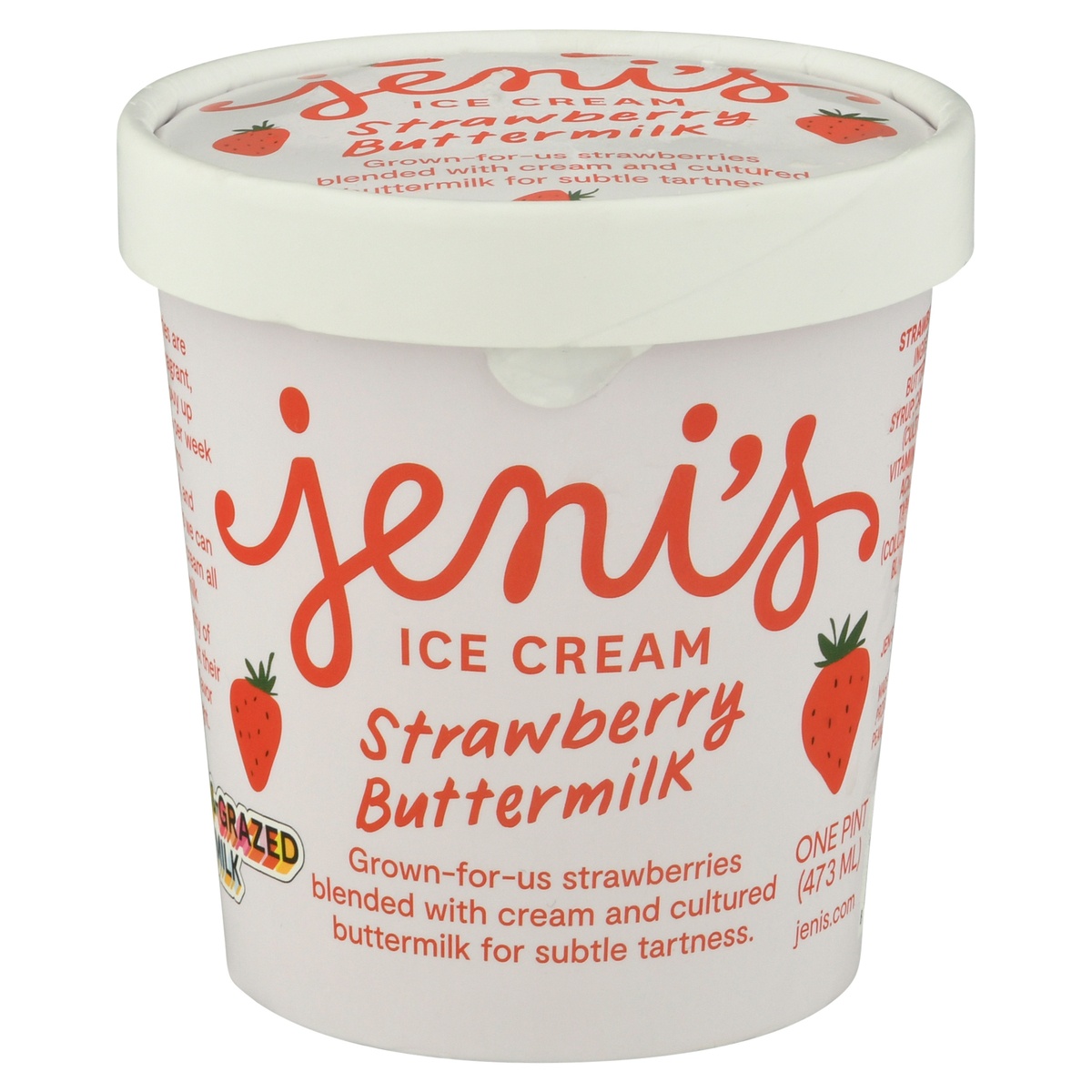 Jeni's Strawberry Buttermilk Ice Cream 1 pt 1 pint Shipt