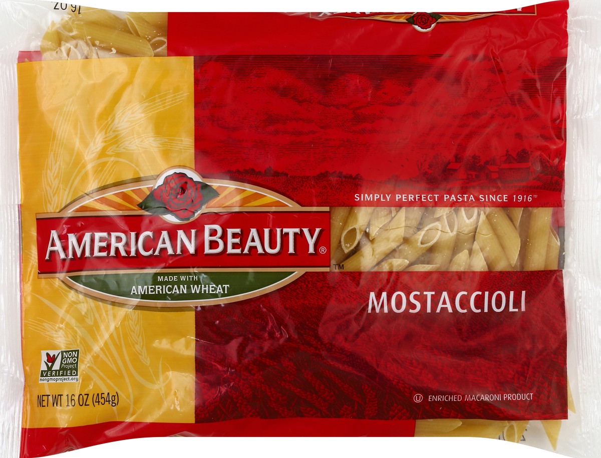 slide 4 of 5, American Beauty Mostaccioli 16 oz, 16 oz