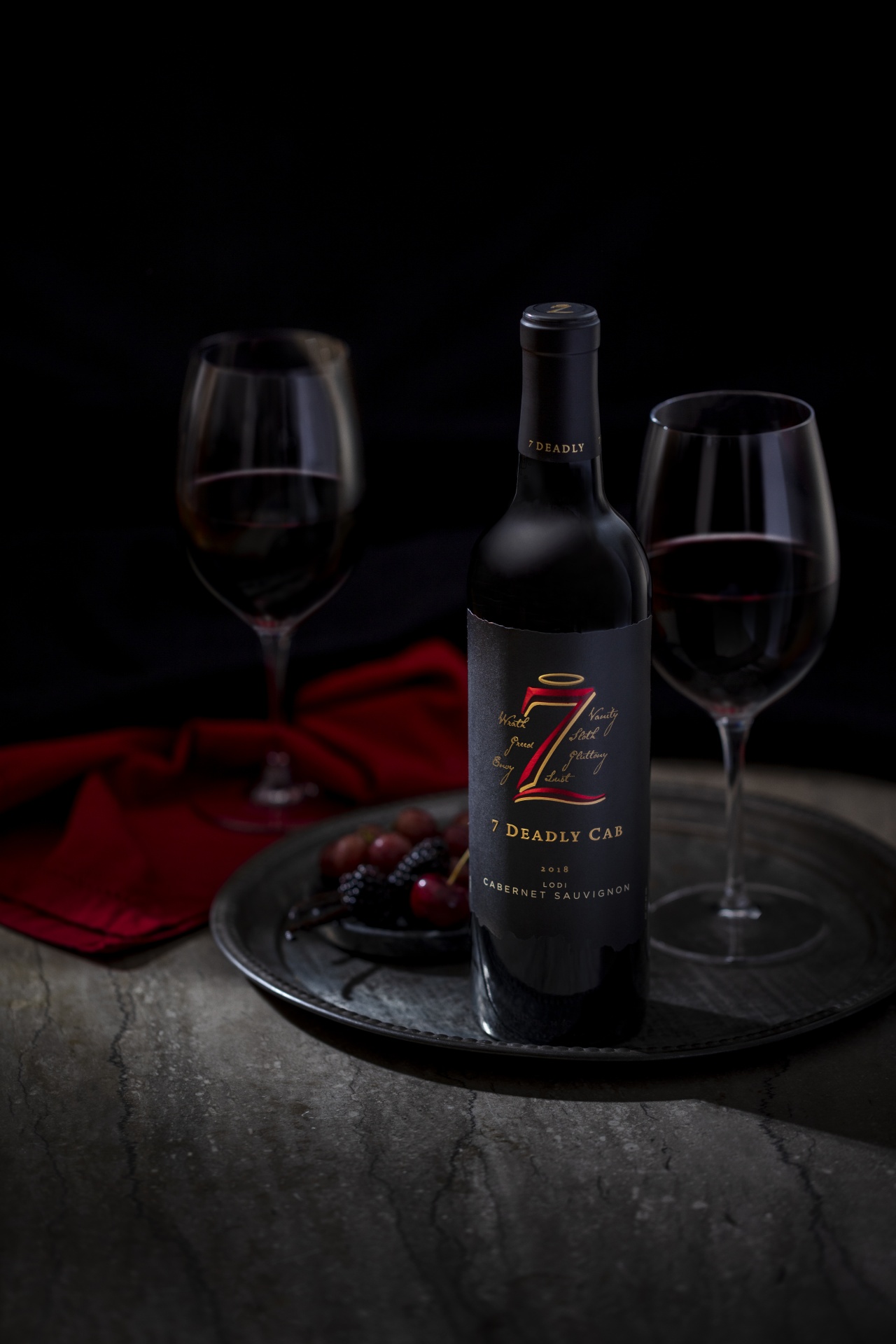 slide 2 of 5, 7 Deadly Zins Cabernet Sauvignon Red Wine, 750 ml