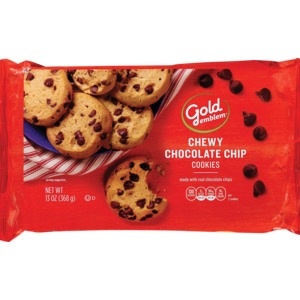 slide 1 of 1, CVS Gold Emblem Chewy Chocolate Chip Cookies, 14 oz; 397 gram
