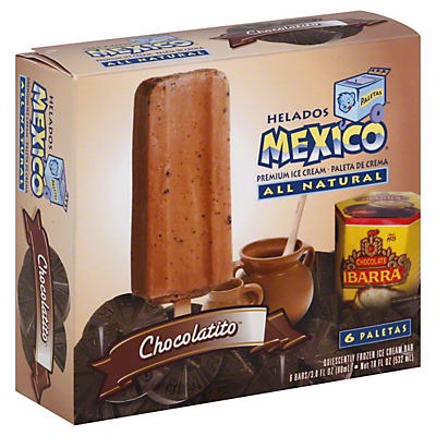 slide 1 of 4, Helados Mexico Mayan Chocolate Ice Cream Bars, 6 ct