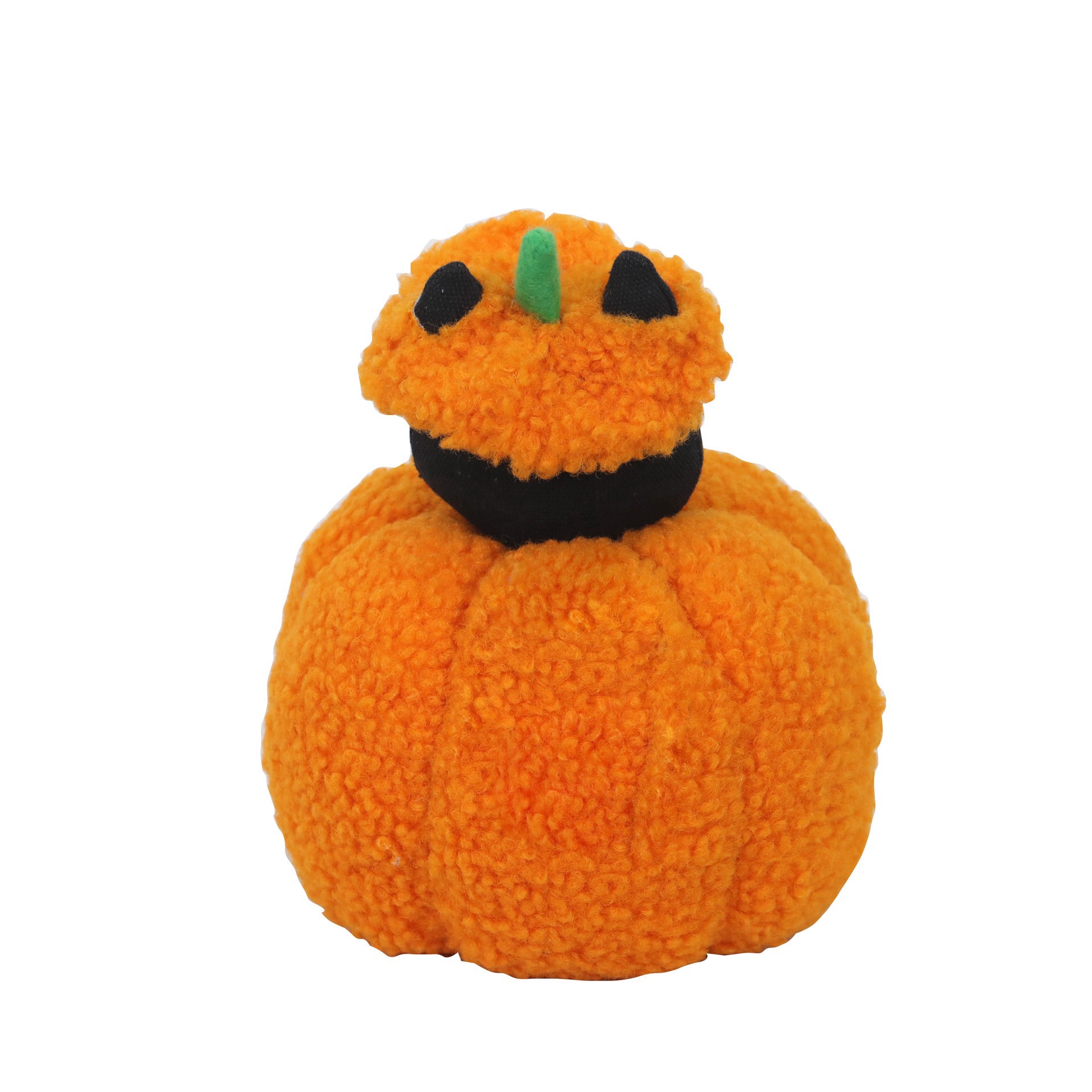 slide 2 of 2, 7.25" Stuffed Black Cat Jack-O'-Lantern Tabletop Decor By Ashland, 6.25 in x 6.25 in x 7.25 in