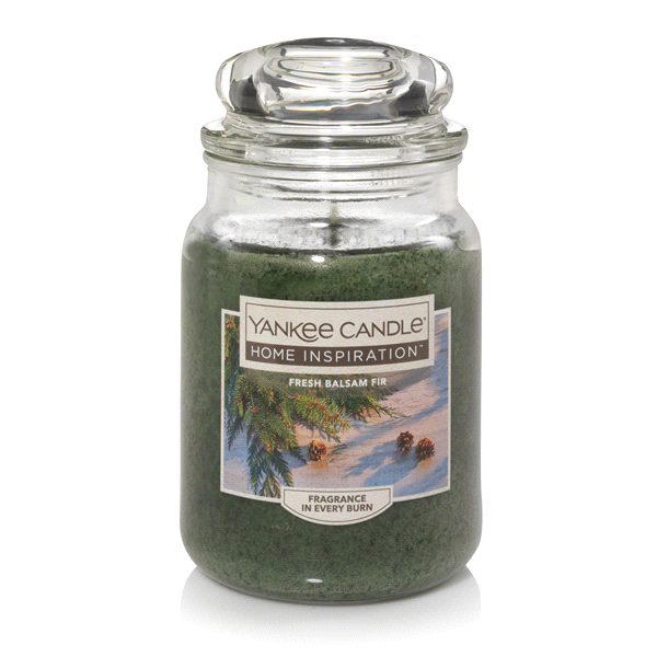 slide 1 of 1, Yankee Candle Home Inspiration Large Jar Fresh Balsam Fir, 19 oz