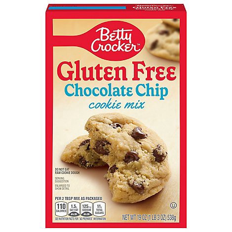 slide 1 of 1, Betty Crocker Cookie Mix Chocolate Chip Gluten Free - 19 Oz, 19 oz