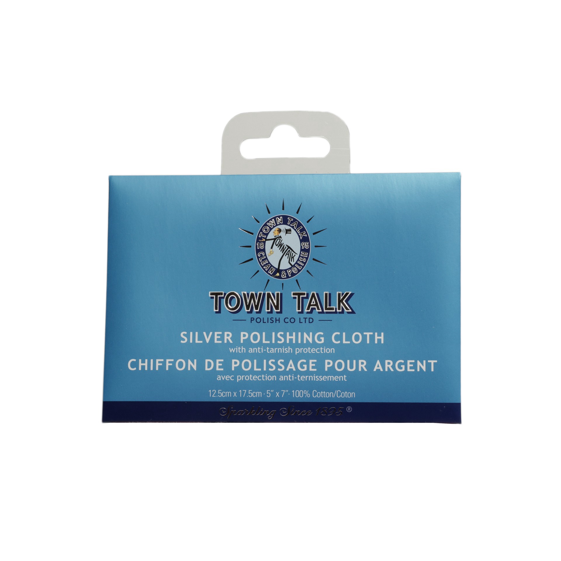 slide 2 of 3, Town Talk Silver Polishing Cloth, 5 in x 7 in