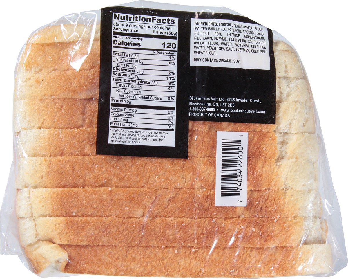 slide 2 of 12, Backerhaus Signature Sourdough Loaf 17.6 oz, 17.6 oz
