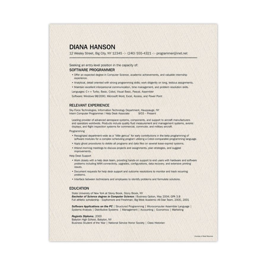 slide 3 of 4, Southworth Cotton Linen Resume Paper - Almond, 100 ct; 8 1/2 in x 11 in; 32 lb