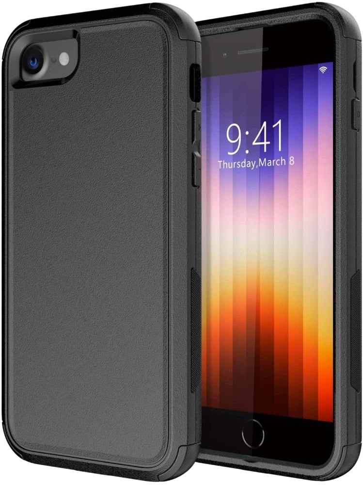 slide 1 of 1, Axessorize Iphone Se/6/7/8 Case - Black, 1 ct