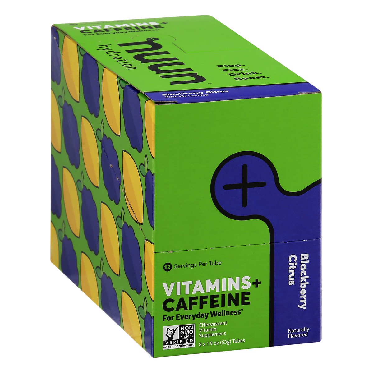 slide 4 of 13, Nuun Hydration Blackberry Citrus Vitamins + Caffeine - 8 ct, 8 ct