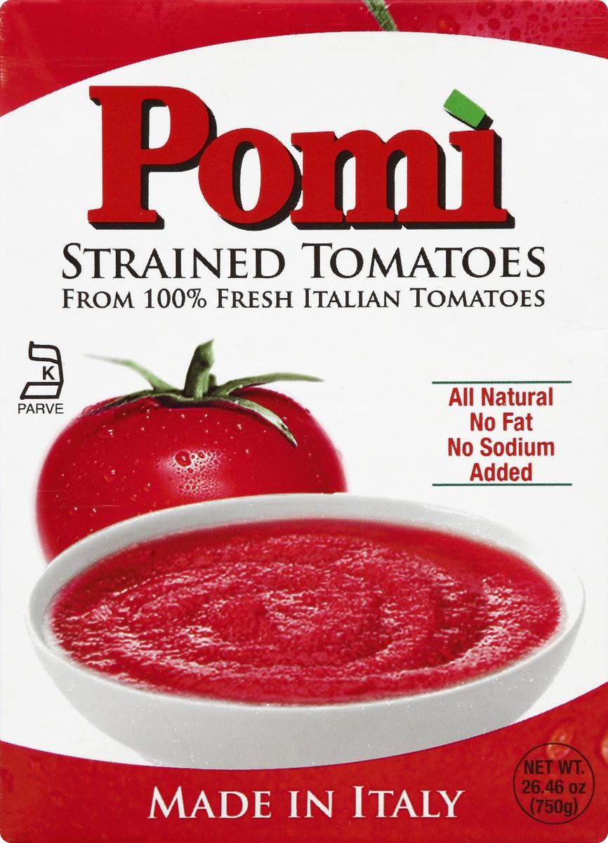 slide 2 of 4, Pomi Strained Tomatoes, 26.46 oz