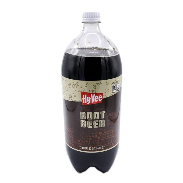 slide 1 of 1, Hy-Vee Root Beer - 2 liter, 2 liter