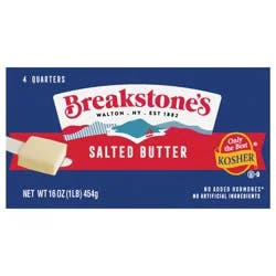 Breakstone's All Natural Salted Butter Quarters 16 oz