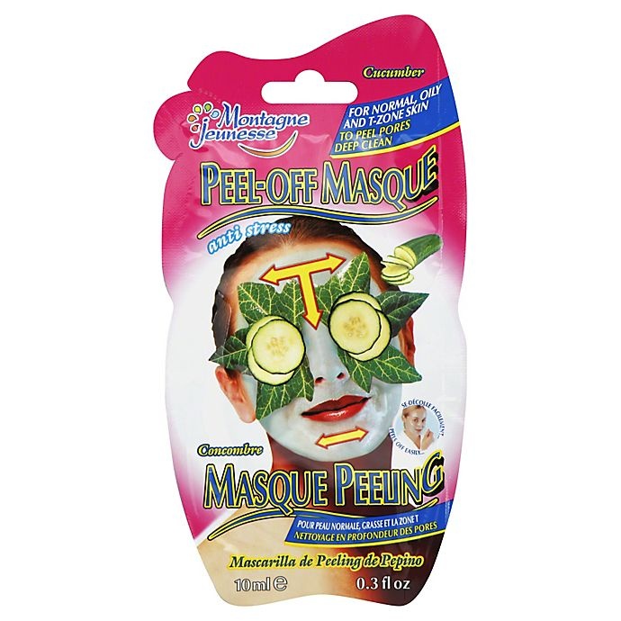 slide 1 of 1, Montagne Jeunesse Anti-Stress Peel-Off Masque with Cucumber, 2.7 oz